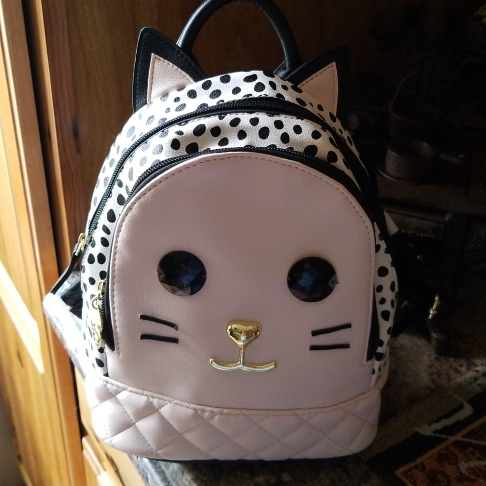 *last markdown*Betsey Johnson Mini Cat backpack